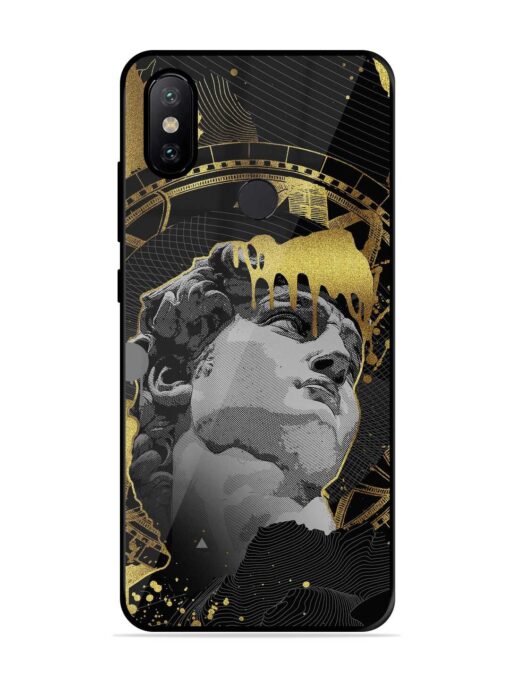 Roman Face Glossy Metal Phone Cover for Xiaomi Mi A2 Zapvi