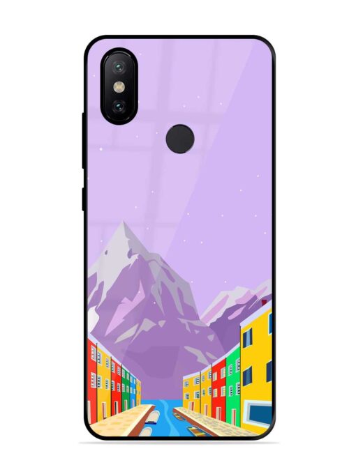 Venice City Illustration Glossy Metal Phone Cover for Xiaomi Mi A2 Zapvi