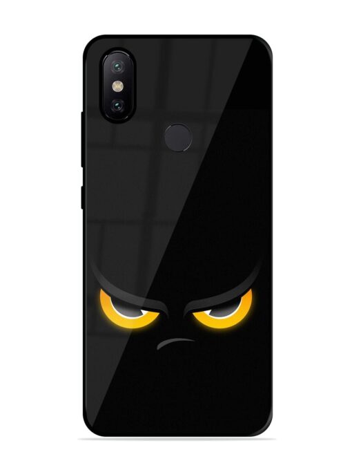 Scary Yellow Eye Glossy Metal TPU Phone Cover for Xiaomi Mi A2 Zapvi