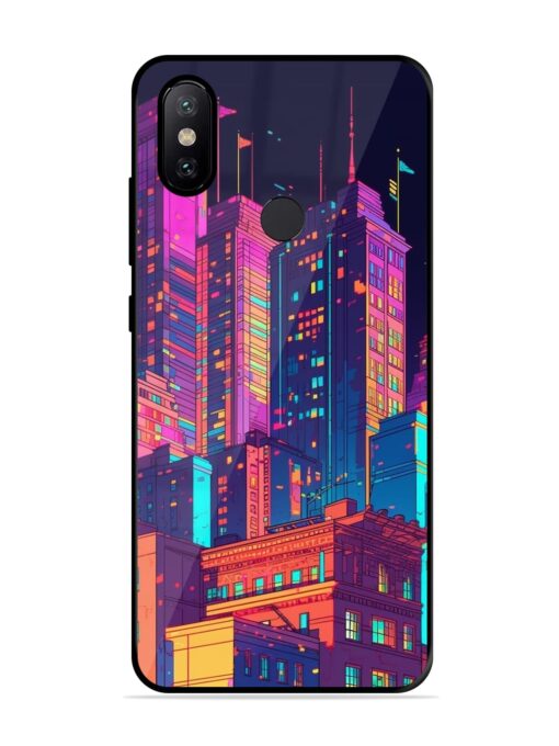 City View Glossy Metal Phone Cover for Xiaomi Mi A2 Zapvi