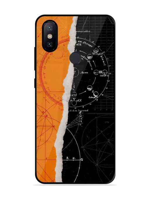 Planning Zoning Glossy Metal Phone Cover for Xiaomi Mi A2 Zapvi