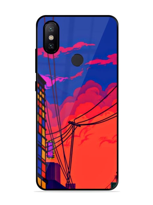 Sky At Morning Glossy Metal Phone Cover for Xiaomi Mi A2 Zapvi