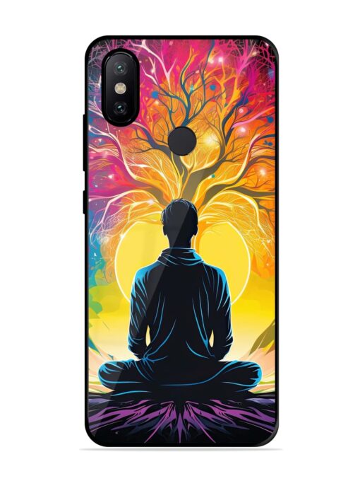 Mind Colourful Glossy Metal Phone Cover for Xiaomi Mi A2 Zapvi