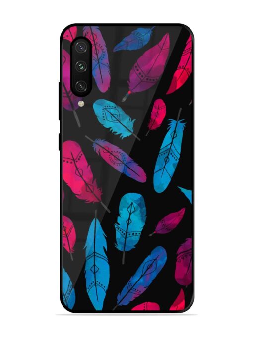 Feather Art Glossy Metal Phone Cover for Xiaomi Mi A3 Zapvi