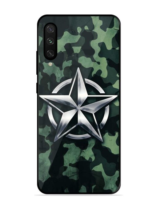 Indian Army Star Design Glossy Metal Phone Cover for Xiaomi Mi A3 Zapvi