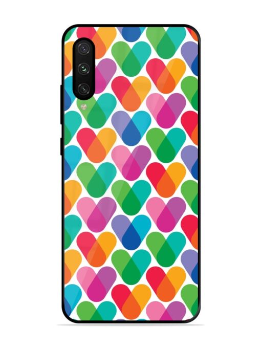 Overlapping Colors Colorful Glossy Metal TPU Phone Cover for Xiaomi Mi A3 Zapvi