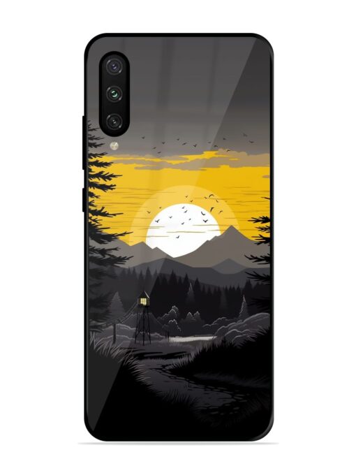 Sunset Vector Glossy Metal Phone Cover for Xiaomi Mi A3 Zapvi