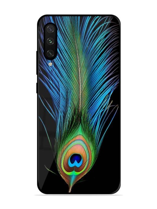 Peacock Feather Glossy Metal TPU Phone Cover for Xiaomi Mi A3 Zapvi