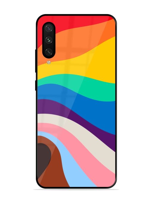 Minimal Pride Art Glossy Metal Phone Cover for Xiaomi Mi A3 Zapvi