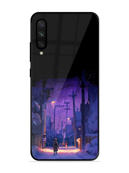 Winter Anime Art Glossy Metal Phone Cover for Xiaomi Mi A3 Zapvi