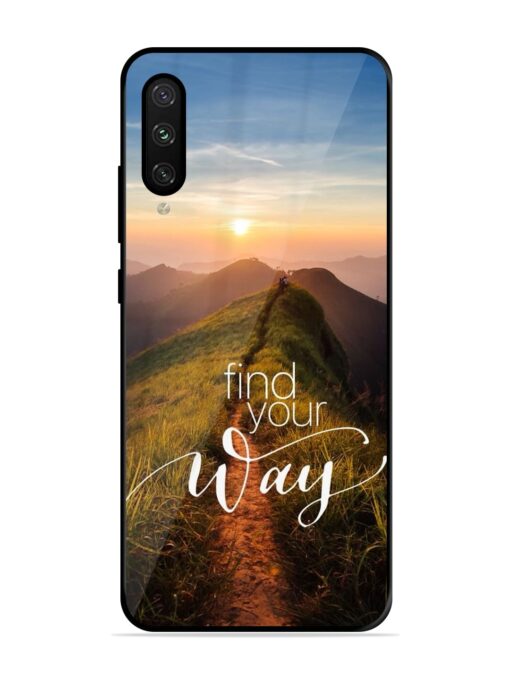 Find Your Way Glossy Metal Phone Cover for Xiaomi Mi A3