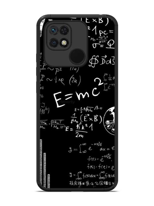 E=Mc2 Mass?Energy Equivalence Glossy Metal Phone Cover for Xiaomi Redmi 10