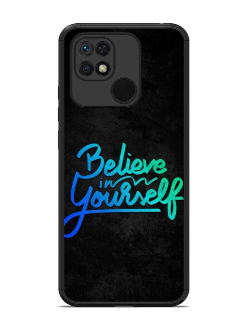 Believe In Yourself Glossy Metal Phone Cover for Xiaomi Redmi 10