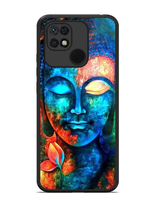 Buddha Painting Glossy Metal Phone Cover for Xiaomi Redmi 10 Zapvi