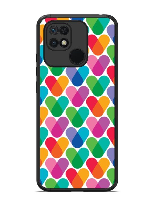 Overlapping Colors Colorful Glossy Metal TPU Phone Cover for Xiaomi Redmi 10 Zapvi