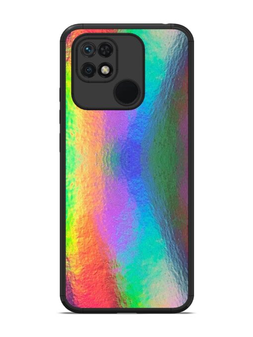 Colorful Holographic Background Glossy Metal TPU Phone Cover for Xiaomi Redmi 10 Zapvi