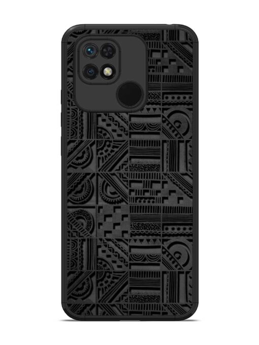 Seamless Pattern Glossy Metal Phone Cover for Xiaomi Redmi 10