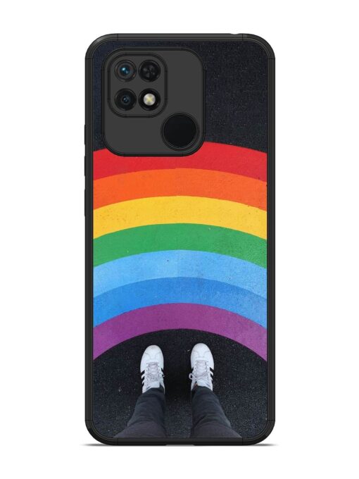 Legs Rainbow Glossy Metal TPU Phone Cover for Xiaomi Redmi 10