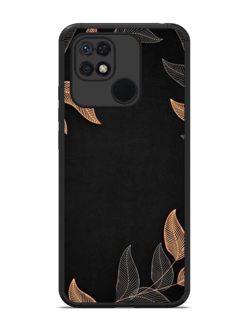 Foliage Art Glossy Metal Phone Cover for Xiaomi Redmi 10 Zapvi