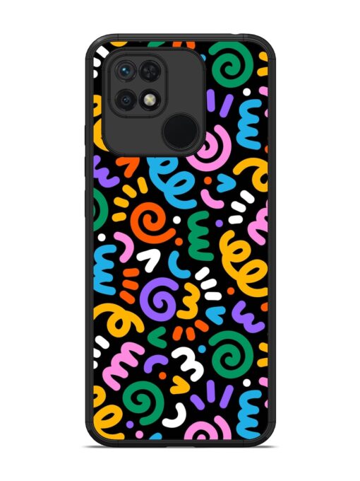 Colorful Seamless Vector Glossy Metal Phone Cover for Xiaomi Redmi 10