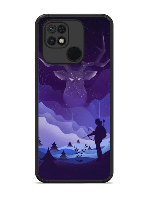 Deer Forest River Glossy Metal Phone Cover for Xiaomi Redmi 10 Zapvi