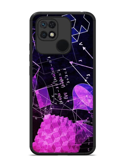 Math Physics Formula Art Glossy Metal Phone Cover for Xiaomi Redmi 10 Zapvi