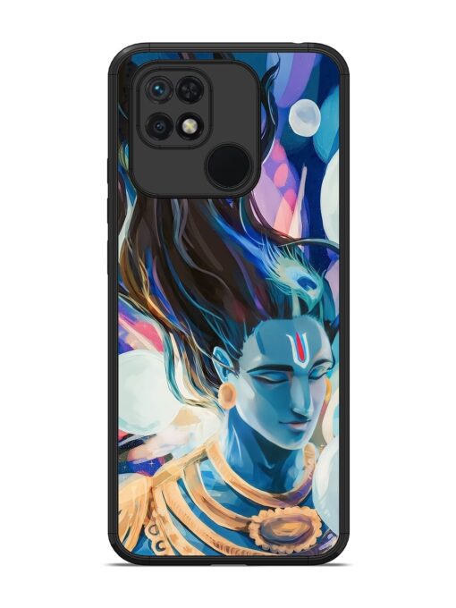 Bhagwan Sri Krishna Glossy Metal Phone Cover for Xiaomi Redmi 10 Zapvi