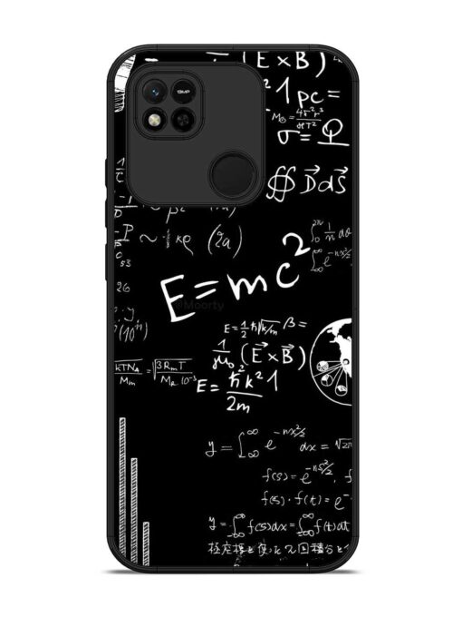 E=Mc2 Mass?Energy Equivalence Glossy Metal Phone Cover for Xiaomi Redmi 10A