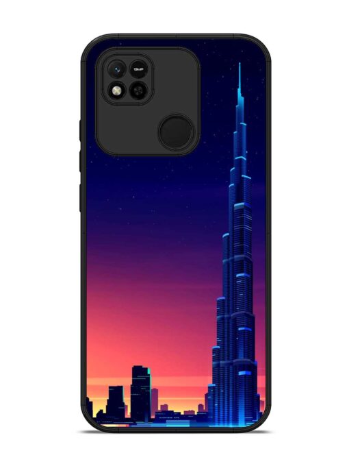 Burj Khalifa Abstract Glossy Metal Phone Cover for Xiaomi Redmi 10A Zapvi