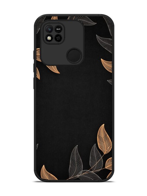 Foliage Art Glossy Metal Phone Cover for Xiaomi Redmi 10A Zapvi