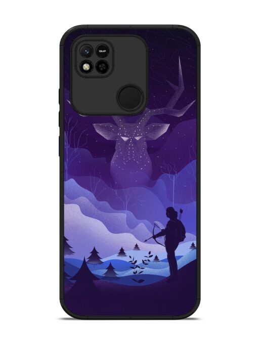 Deer Forest River Glossy Metal Phone Cover for Xiaomi Redmi 10A Zapvi