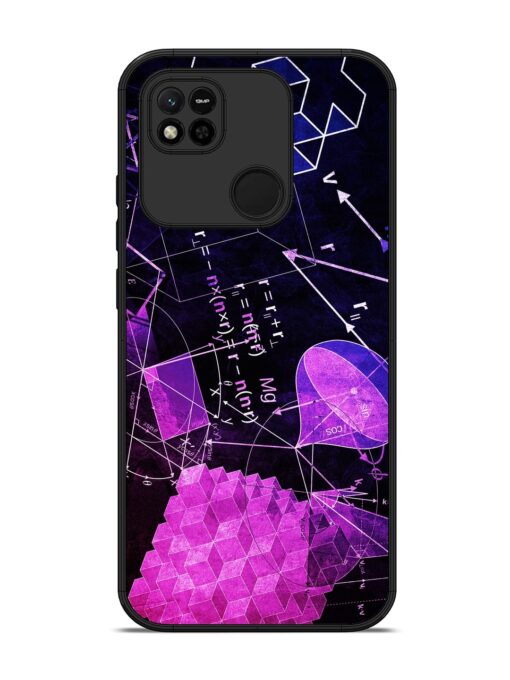 Math Physics Formula Art Glossy Metal Phone Cover for Xiaomi Redmi 10A Zapvi