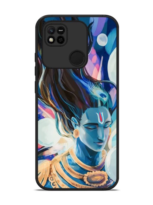 Bhagwan Sri Krishna Glossy Metal Phone Cover for Xiaomi Redmi 10A