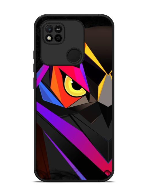 Wpap Owl Glossy Metal Phone Cover for Xiaomi Redmi 10A Zapvi