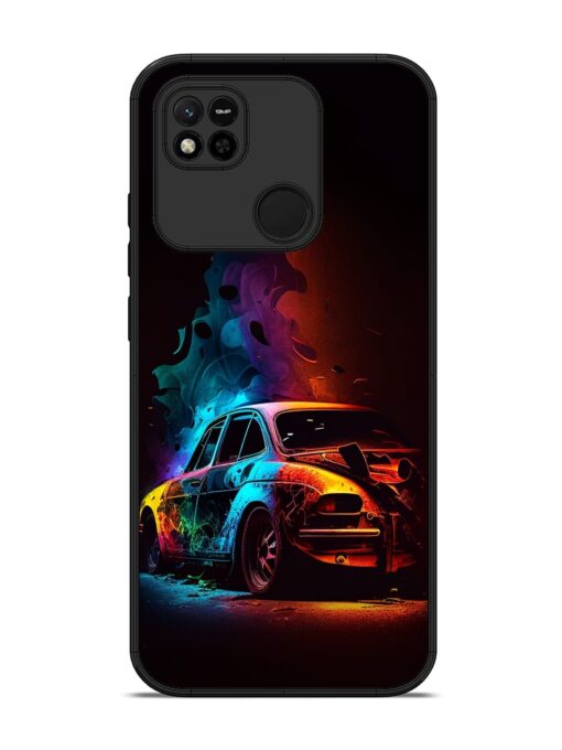 High Classic Car Art Glossy Metal Phone Cover for Xiaomi Redmi 10A