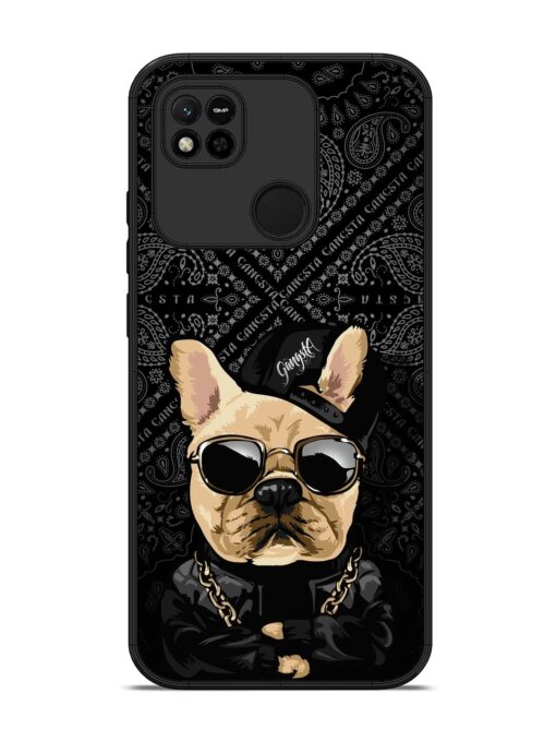 Gangsta Cool Sunmetales Dog Glossy Metal Phone Cover for Xiaomi Redmi 10A Zapvi