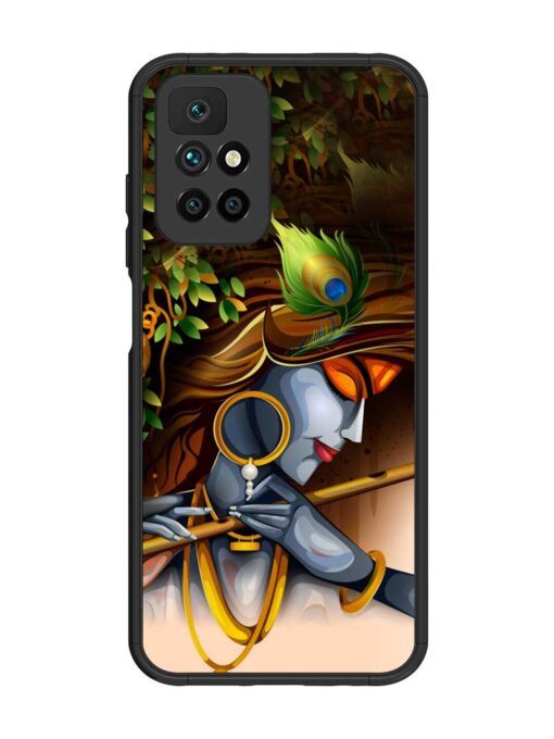 Krishna Glossy Metal Phone Cover for Xiaomi Redmi 10 Prime (2022)