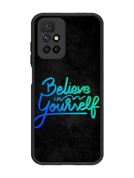 Believe In Yourself Glossy Metal Phone Cover for Xiaomi Redmi 10 Prime (2022)