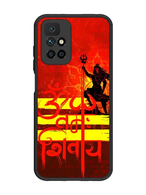 Illustration Lord Shiva Glossy Metal TPU Phone Cover for Xiaomi Redmi 10 Prime (2022) Zapvi