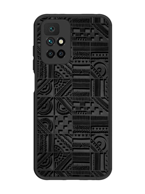 Seamless Pattern Glossy Metal Phone Cover for Xiaomi Redmi 10 Prime (2022) Zapvi