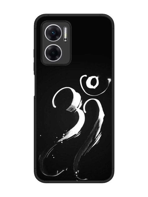 Om Logo Glossy Metal Phone Cover for Xiaomi Redmi 11 Prime (5G)