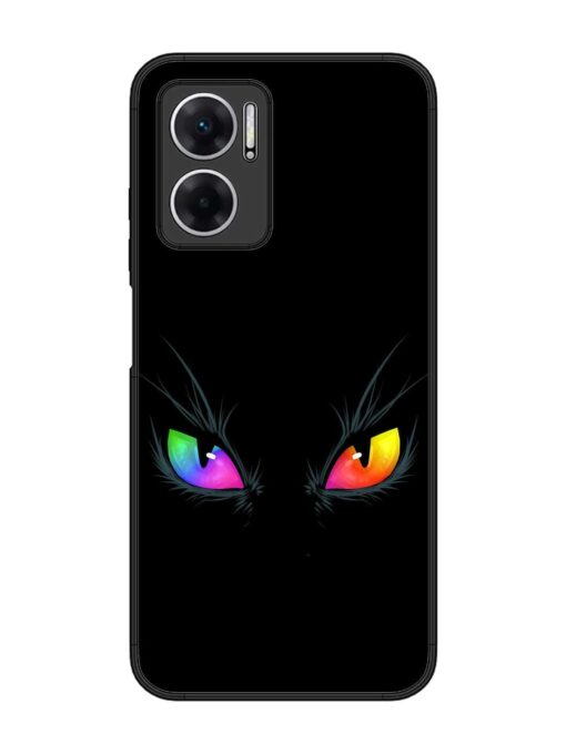 Cat Eyes Glossy Metal Phone Cover for Xiaomi Redmi 11 Prime (5G)