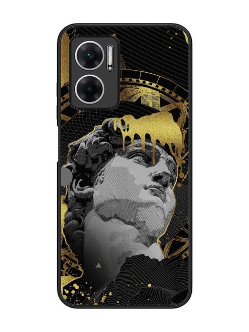 Roman Face Glossy Metal Phone Cover for Xiaomi Redmi 11 Prime (5G)