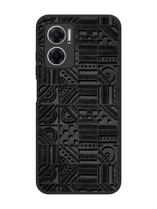 Seamless Pattern Glossy Metal Phone Cover for Xiaomi Redmi 11 Prime (5G) Zapvi