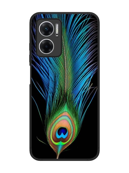 Peacock Feather Glossy Metal TPU Phone Cover for Xiaomi Redmi 11 Prime (5G) Zapvi