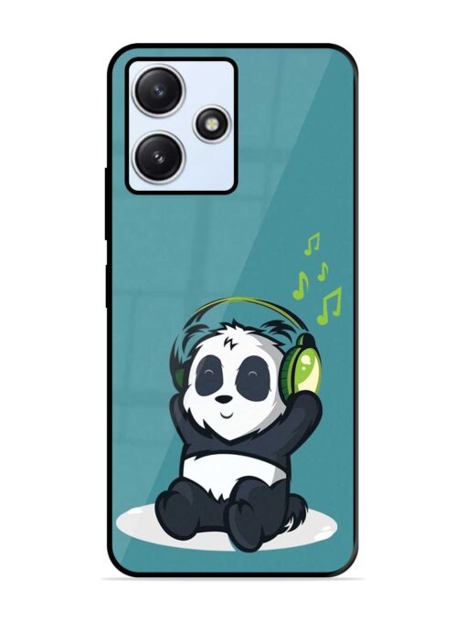 Music Panda Glossy Metal Phone Cover for Xiaomi Redmi 12 (5G) Zapvi