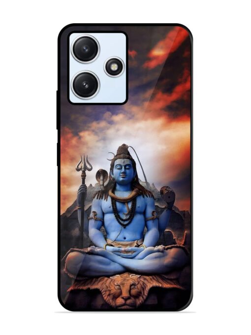 Jai Jai Shiv Glossy Metal Phone Cover for Xiaomi Redmi 12 (5G) Zapvi