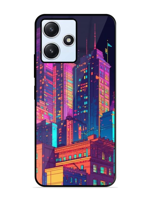 City View Glossy Metal Phone Cover for Xiaomi Redmi 12 (5G) Zapvi