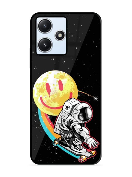 Astronaut Art Glossy Metal Phone Cover for Xiaomi Redmi 12 (5G)