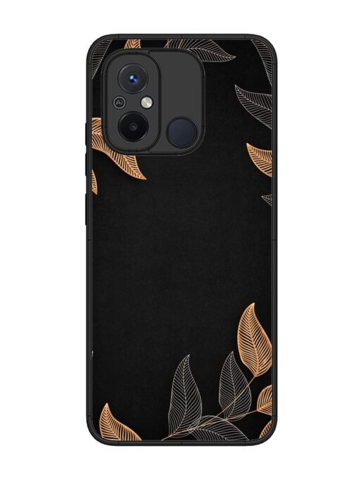 Foliage Art Glossy Metal Phone Cover for Xiaomi Redmi 12C Zapvi